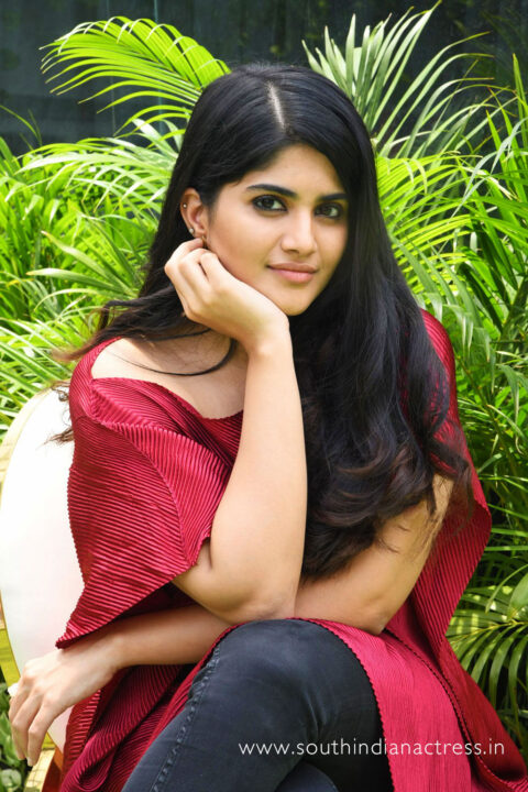 Megha Akash stills at Raja Raja Chora movie interview