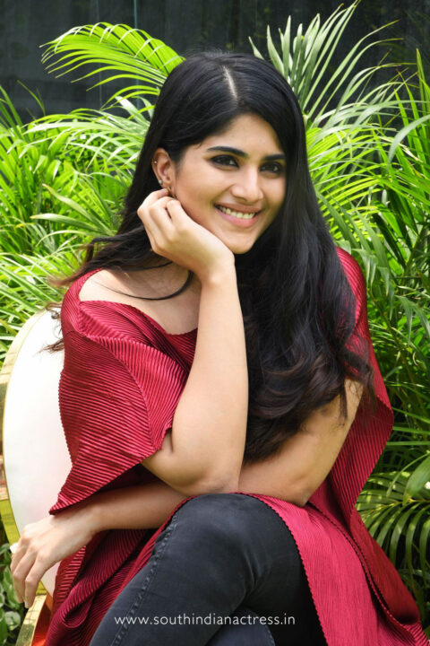 Megha Akash stills at Raja Raja Chora movie interview