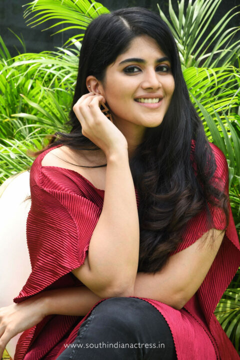 Megha Akash stills at Raja Raja Chora movie interview