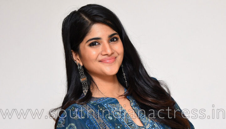 Megha Akash at Raja Raja Chora Pre-Release Event