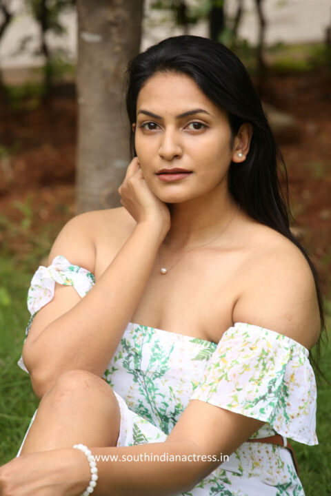Swetha Varma hot stills at Mad Movie Press Meet
