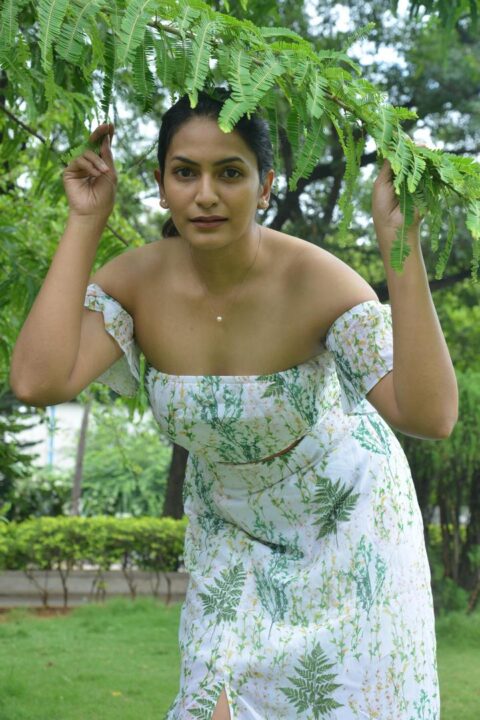 Swetha Varma hot stills at Mad Movie Press Meet