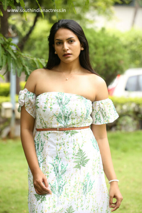 Swetha Varma hot stills at Mad Movie Press Meet