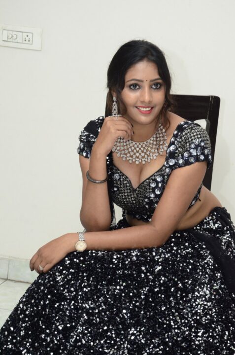 Vasista Chowdary cleavage stills at K3 Movie Press Meet