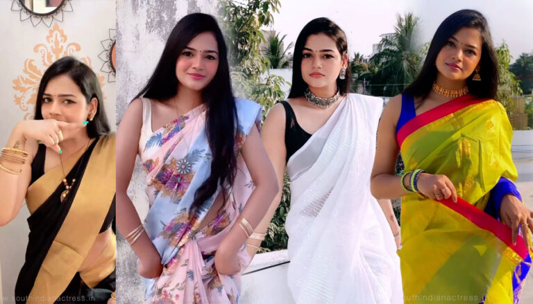 Krithika Mohan in saree reels