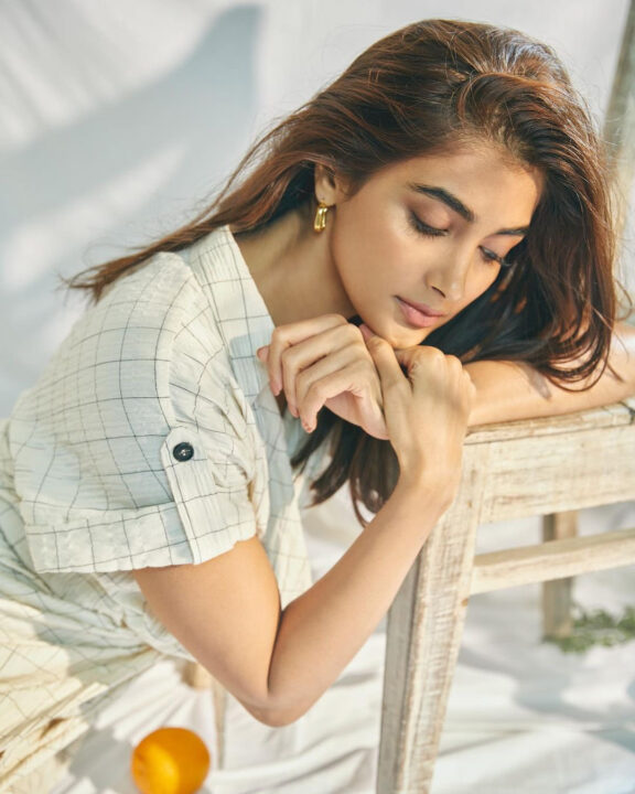 Pooja Hegde in Smushy Summer cool outfit