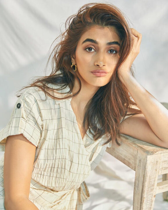 Pooja Hegde in Smushy Summer cool outfit