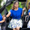 Sanjana Anand stills in floral printed skirt