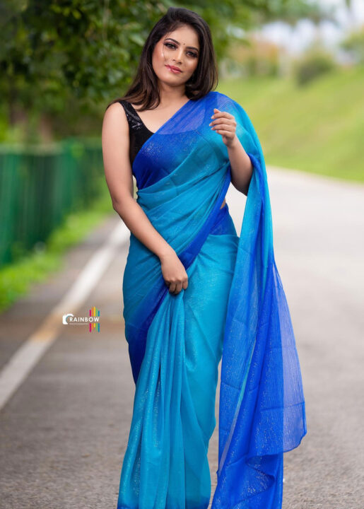 Kruthika Rao in saree photos