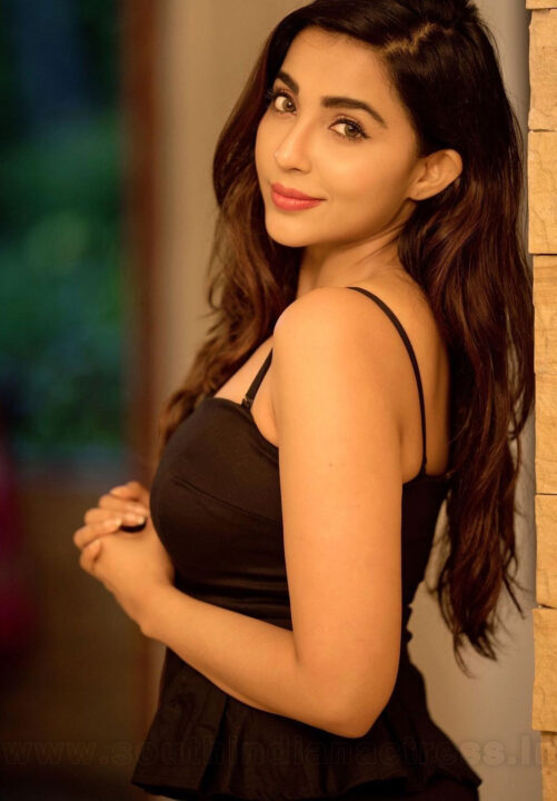 Parvati Nair in black dress photoshoot stills