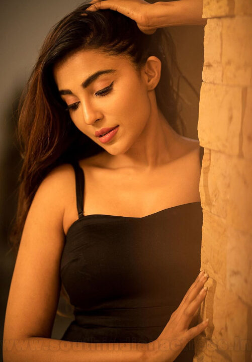 Parvati Nair in black dress photoshoot stills