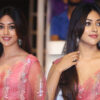 Anu Emmanuel in saree stills at Maha Samudram Pre Release