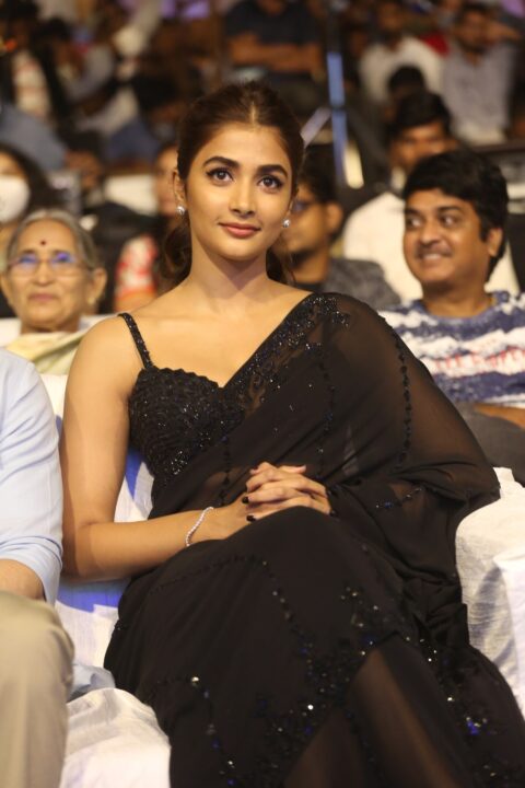 Pooja Hegde at Most Eligible Bachelor success meet
