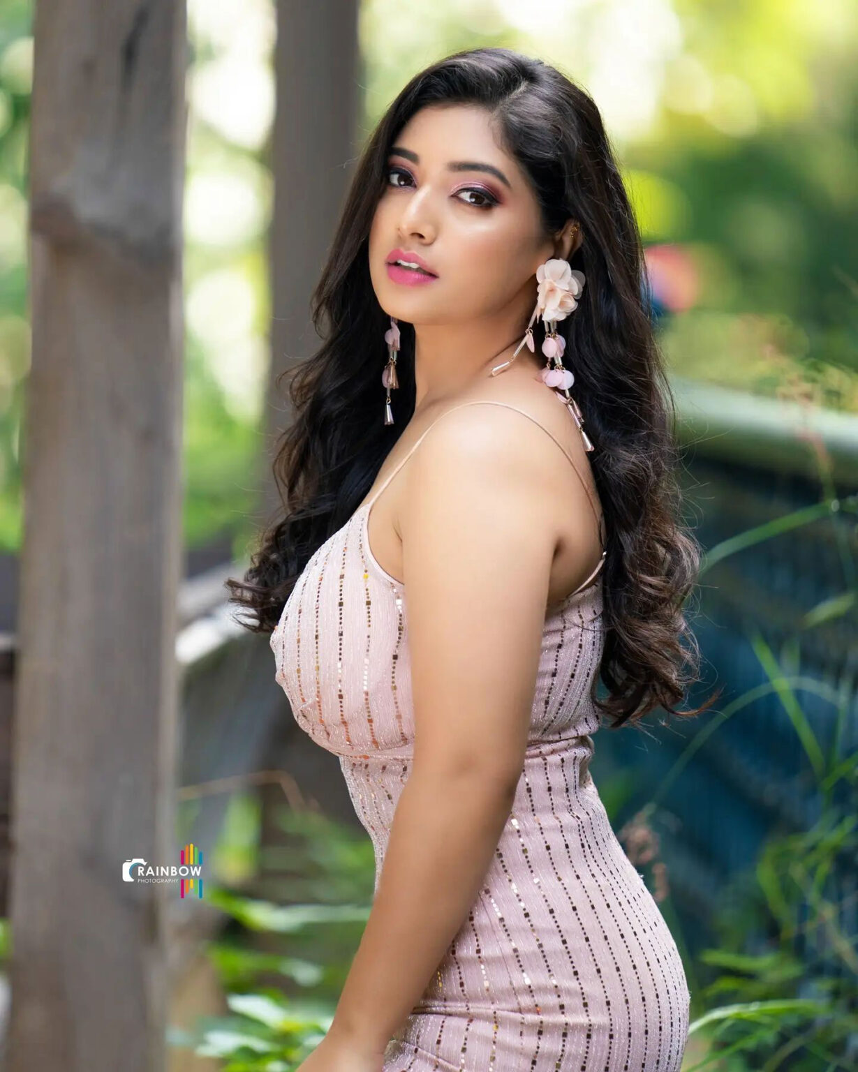 Priyanka Thimmesh in pink slit gown photos - South Indian Actress