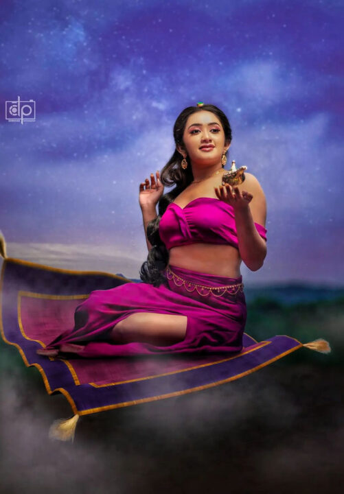 Raveena Daha as Princess Jasmine photoshoot stills