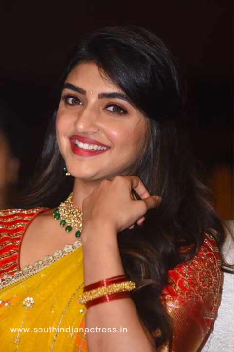 Sreeleela at Pelli SandaD Movie Pre Release Event