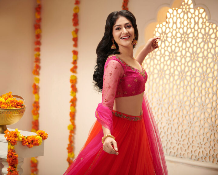 Anarkali Nazar in lehenga photoshoot stills