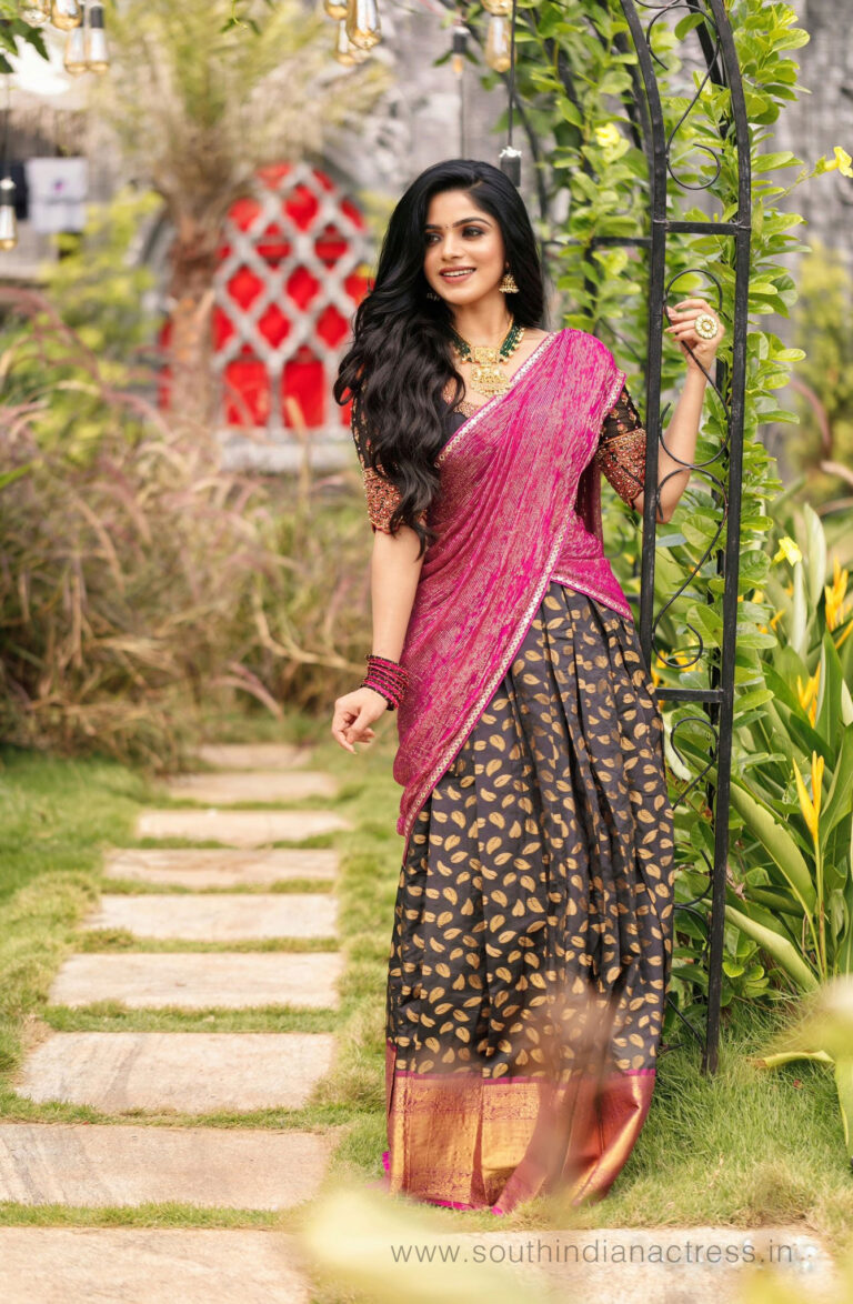 Divyabharathi In Half Saree Photos South Indian Actress