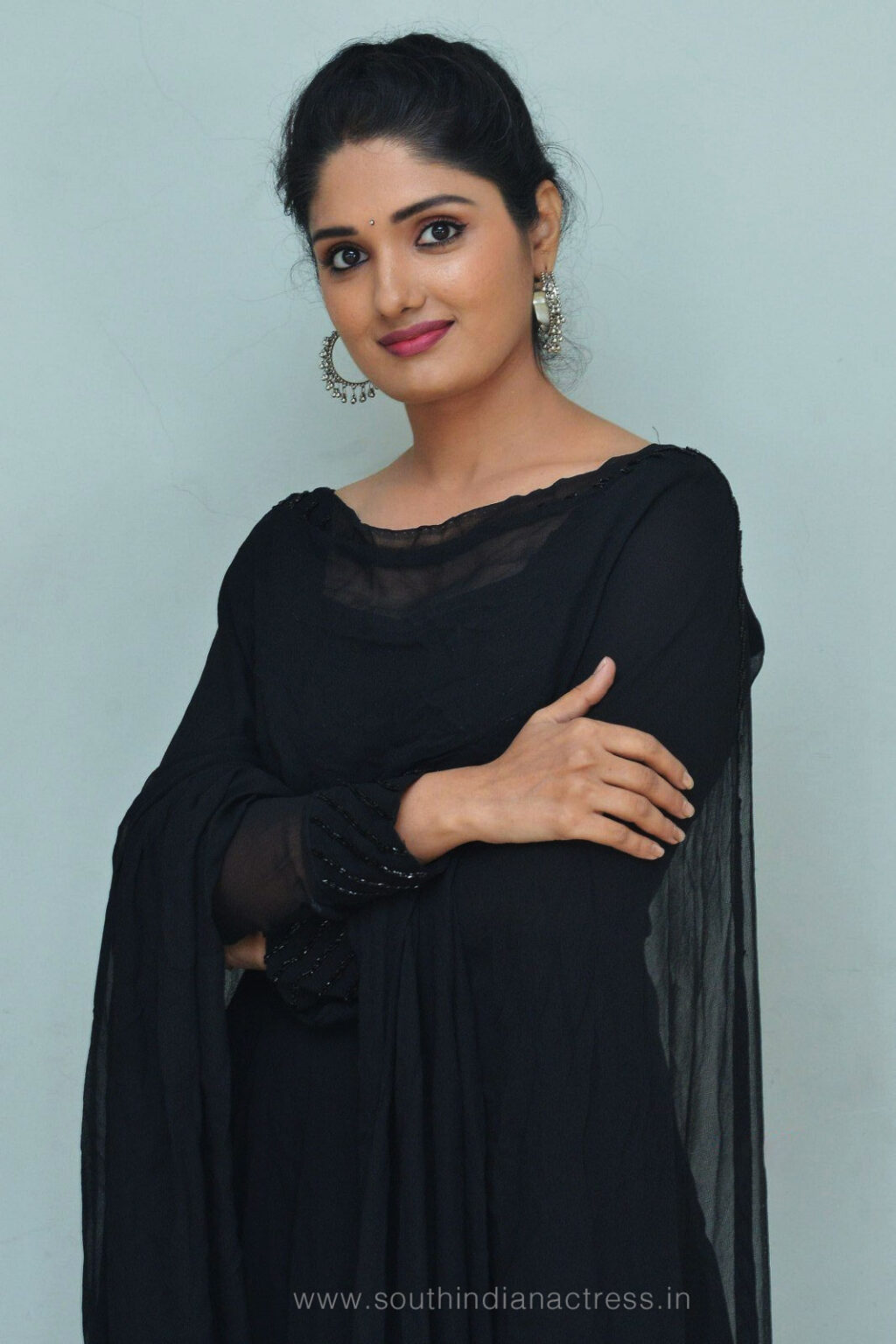 Geeth Saini at Pushpaka Vimanam Movie Thanks Meet – South Indian Actress