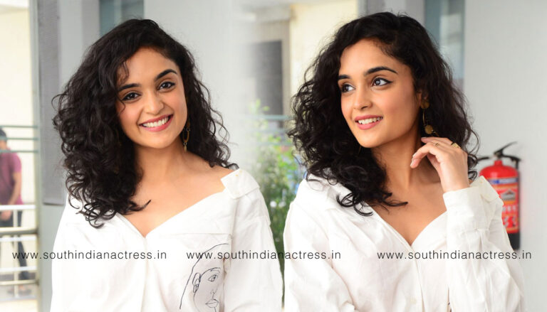Kashish Khan stills at Anubhavinchu Raja Movie Interview