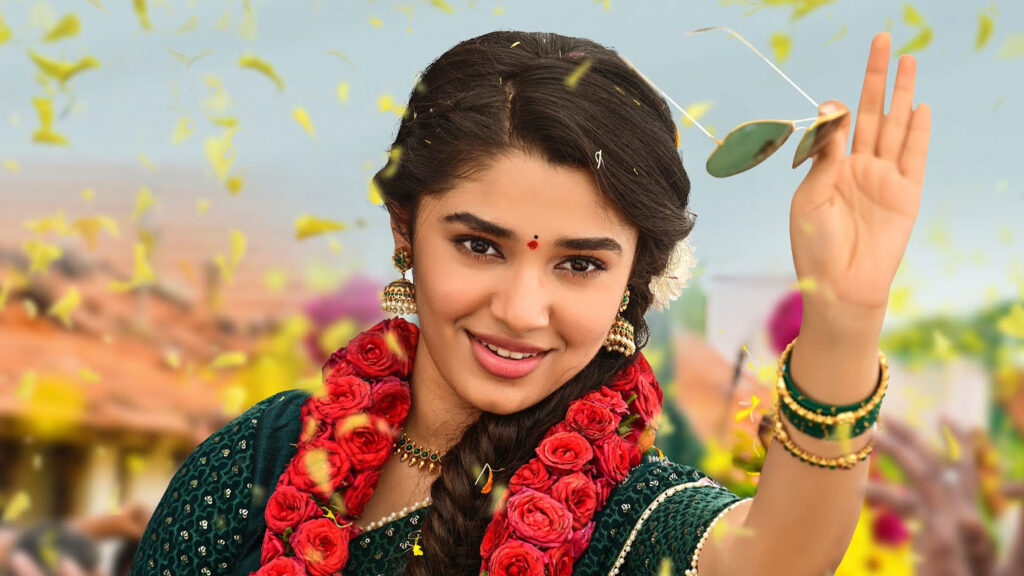 Krithi Shetty in Bangarraju first look poster