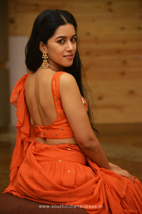 Mirnalini Ravi stills at Enemy Movie Pre Release Event