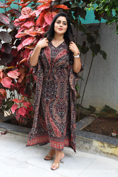 Shamna Kasim stills at Akhanda movie interview