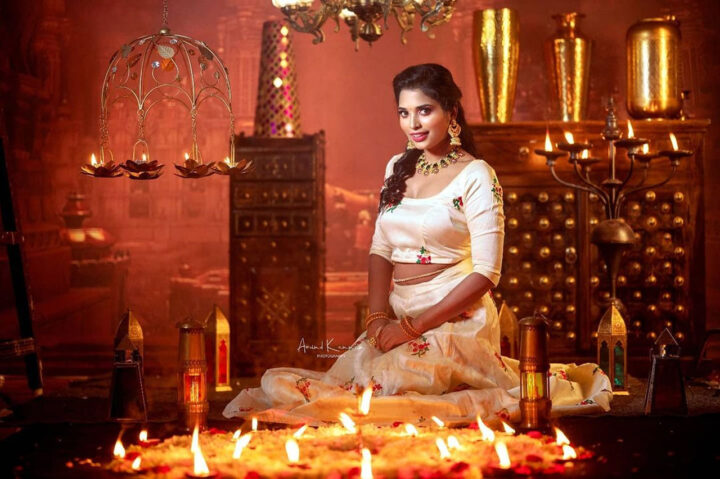 Chandrika Revathi in diwali photoshoot