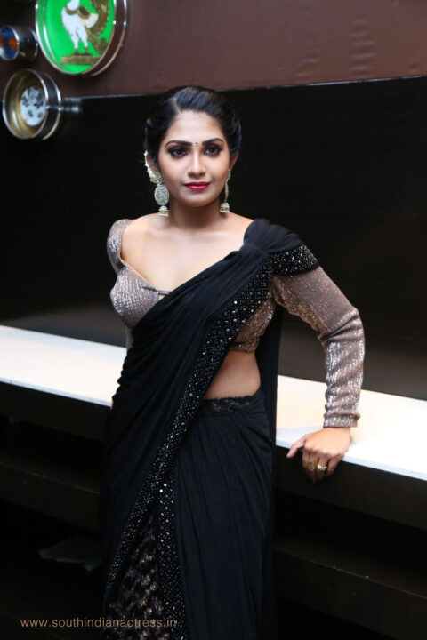 Varsha Viswanath hot photos in saree