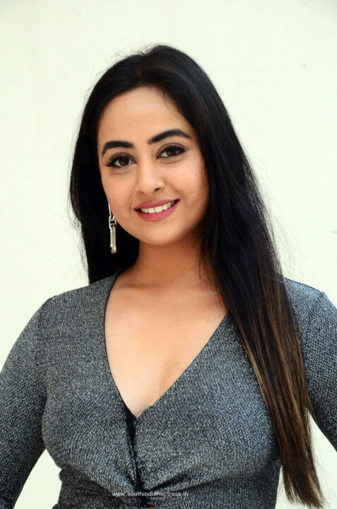 Amiksha Pawar stills at Recce movie first look launch