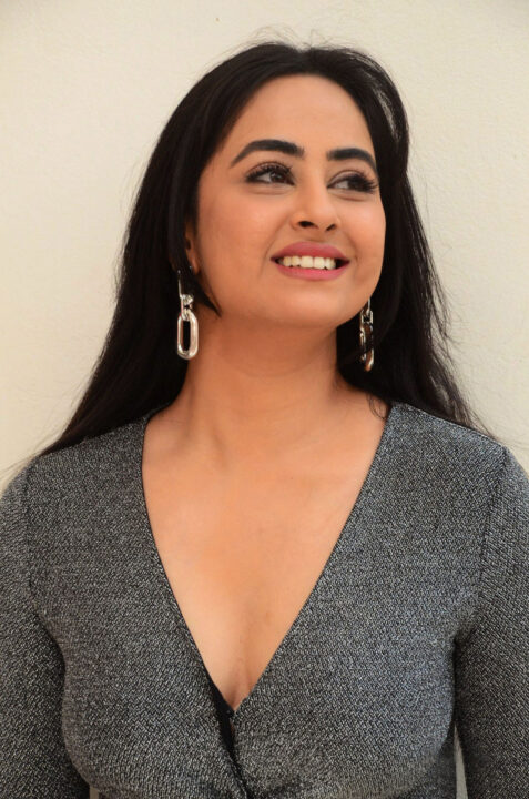 Amiksha Pawar stills at Recce movie first look launch