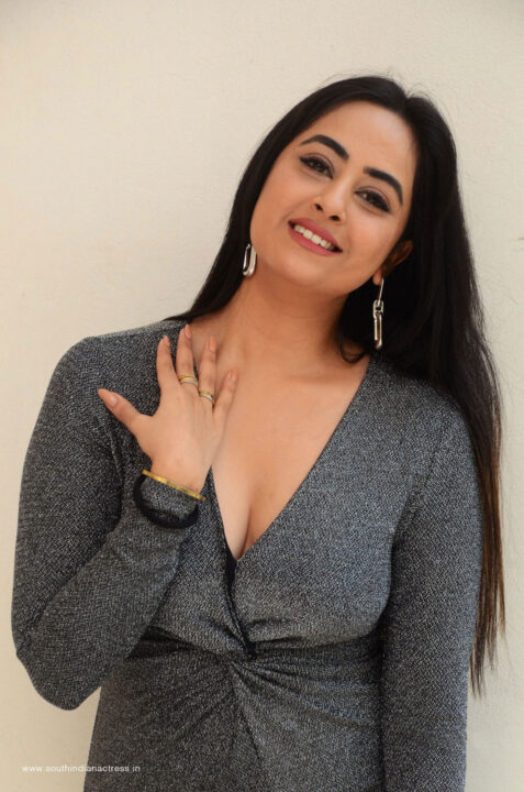 Amiksha Pawar stills at Recce movie first look launch