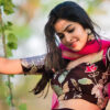 Divi Vadthya in floral dress photoshoot stills