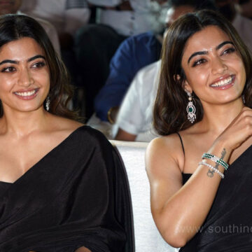 Rashmika Mandanna stills at Pushpa Movie Pre Release