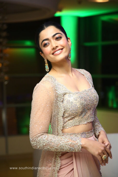 Rashmika Mandanna at Pushpa Press Meet at Hyderabad