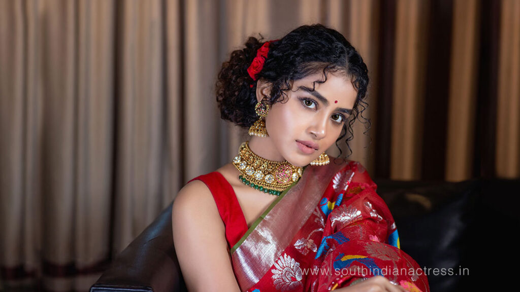 Anupama Parameswaran in Saree: at TeluguPeople.com Photo Gallery