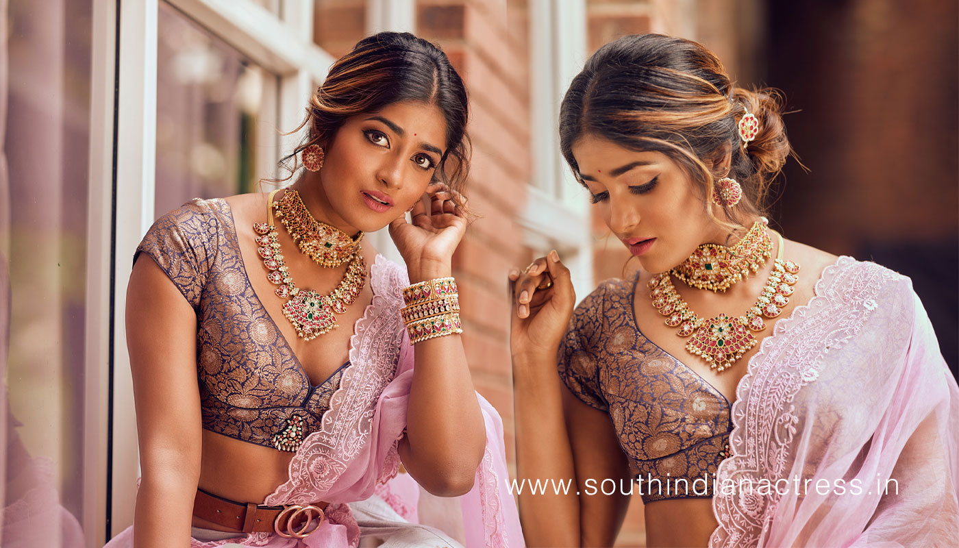 Dimple Hayathi in bridal lehenga photos