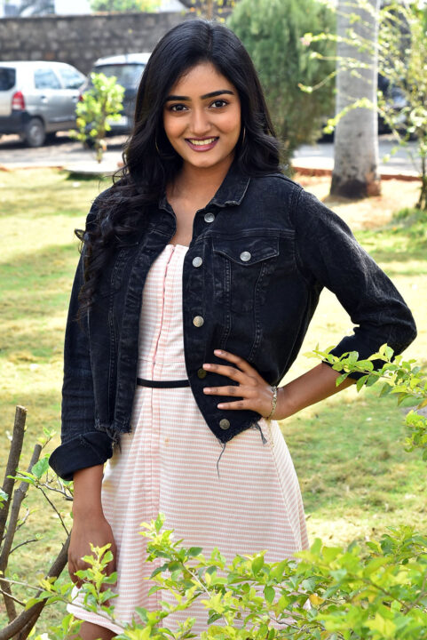 Hrithika Srinivas stills at Allantha Durana trailer launch