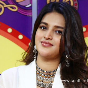Nidhhi Agerwal at Red FM Station for Hero Promotion