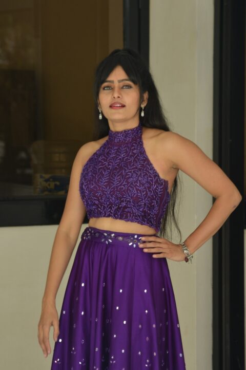 Actress Mihirah stills at VRGR Banners movies opening