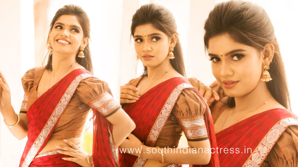 Pranika Dhakshu in half saree photos