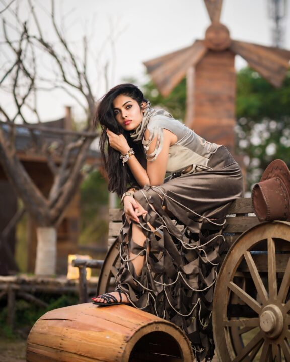 Divi Vadthya in cowgirl style photoshoot stills