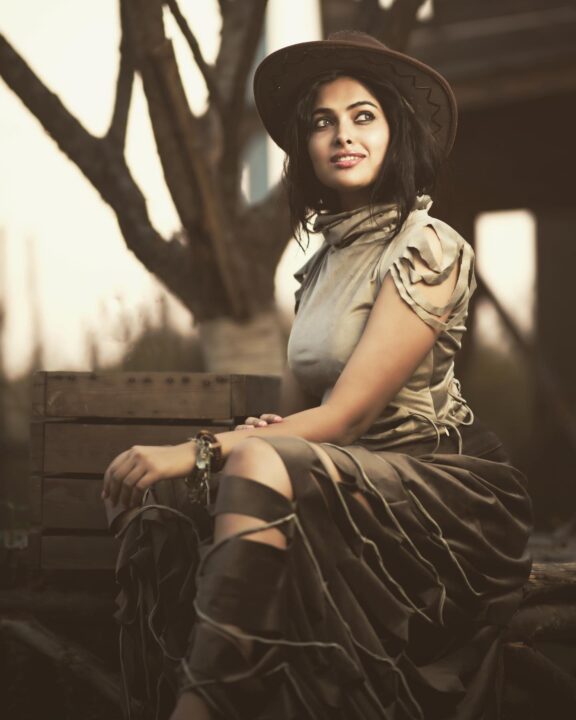 Divi Vadthya in cowgirl style photoshoot stills
