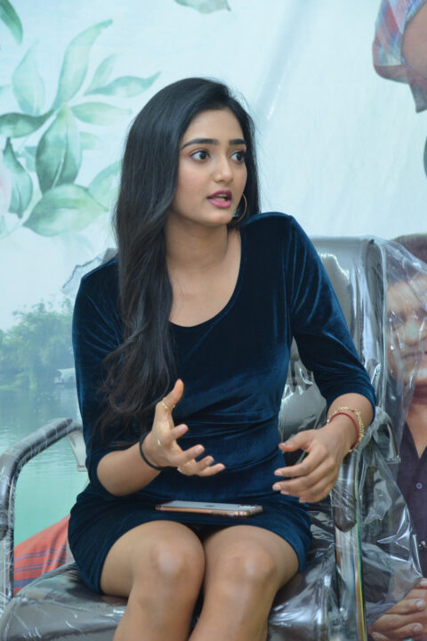 Hrithika Srinivas stills at Allantha Durana Movie Press Meet