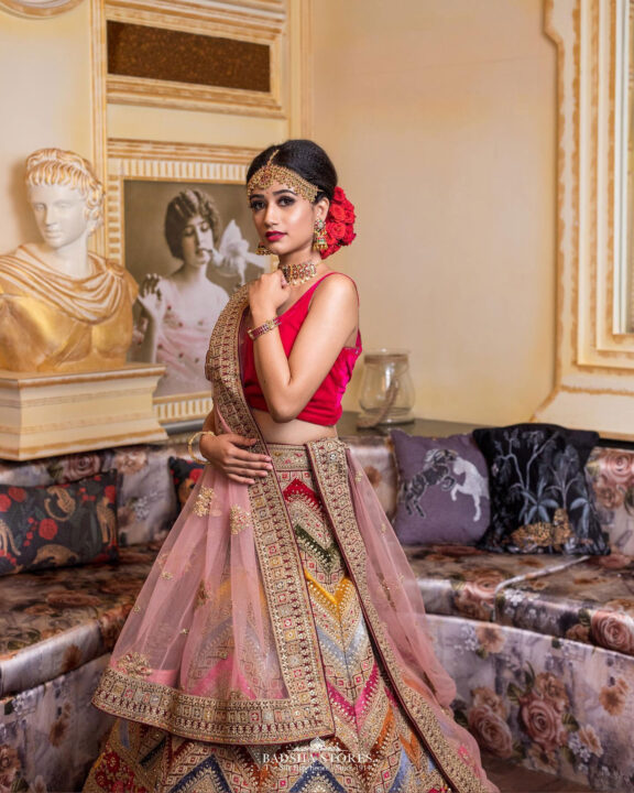 Bengaluru model Pallavi Joshi in bridal lehenga photos