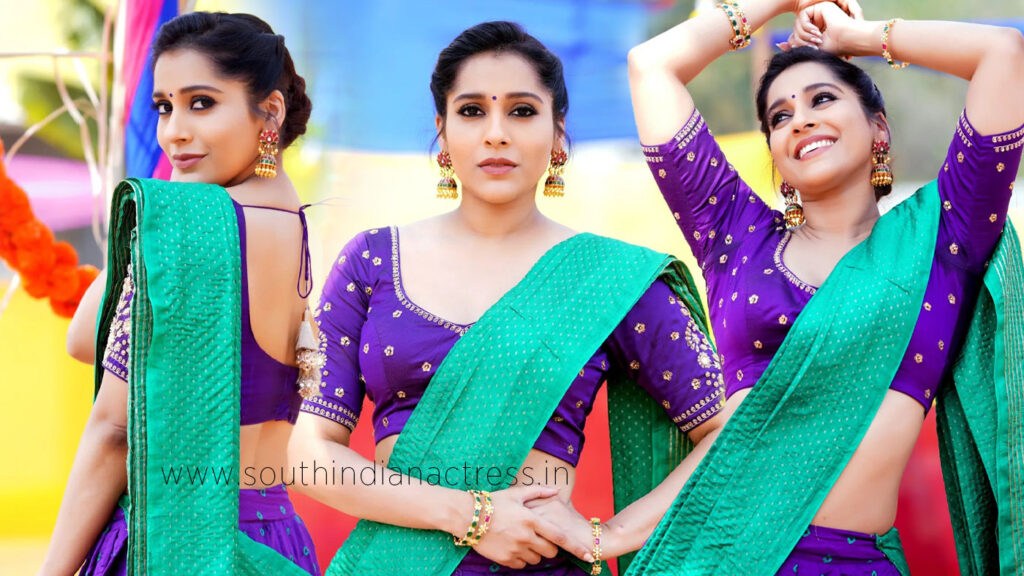 Rashmi Gautam in banaras lehenga photoshoot