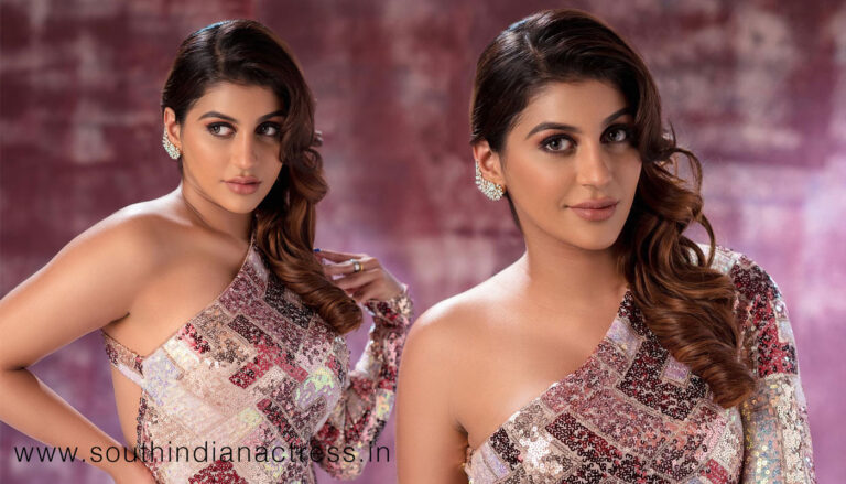 Yashika Aannand in glimmering cocktail dress photos