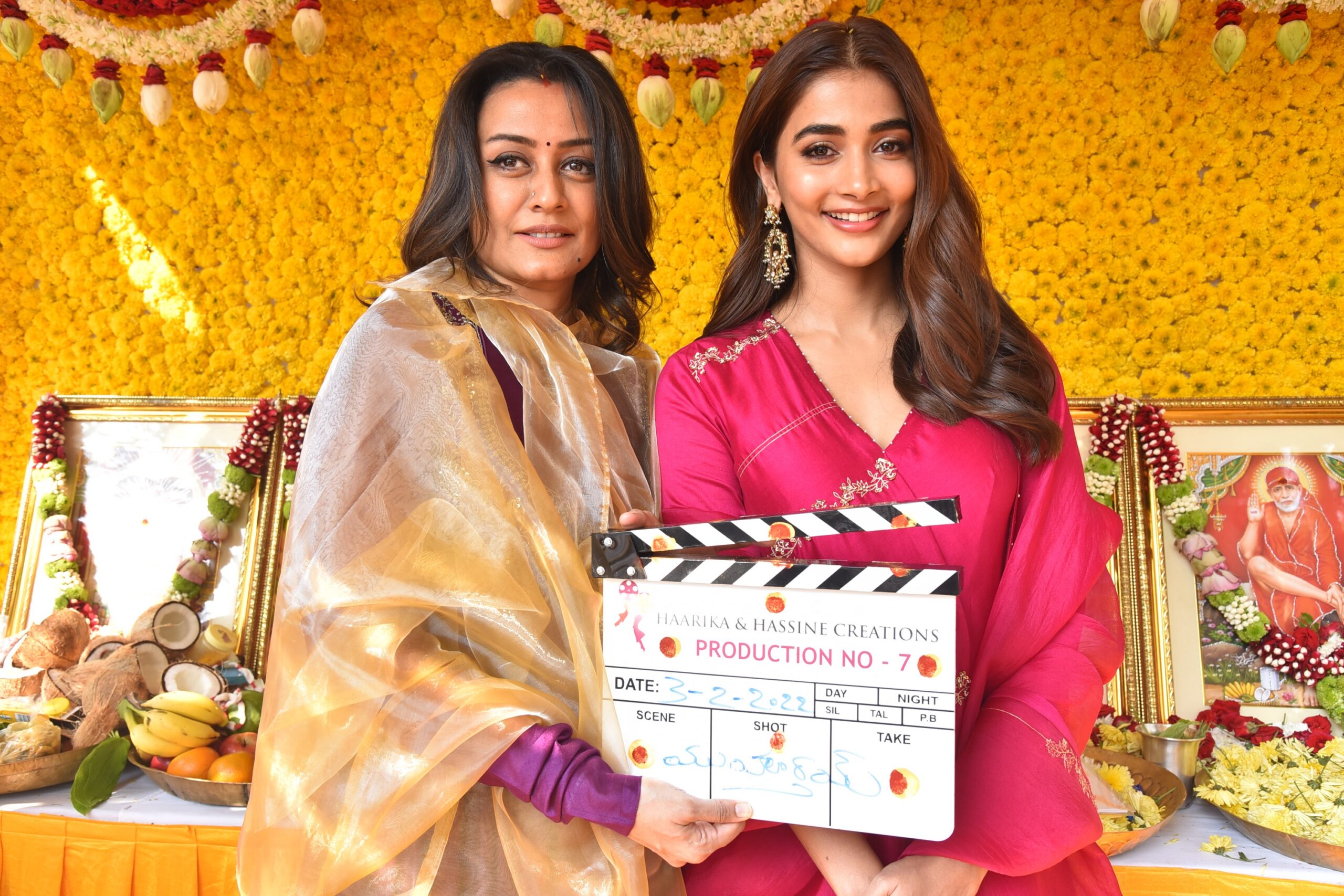 Pooja Hegde at SSMB28 Launch Ceremony — photo 2