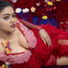 Shalu Shamu glamorous stills in red outfit