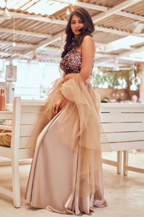 Anoosha Krishna in cocktail outfit photoshoot